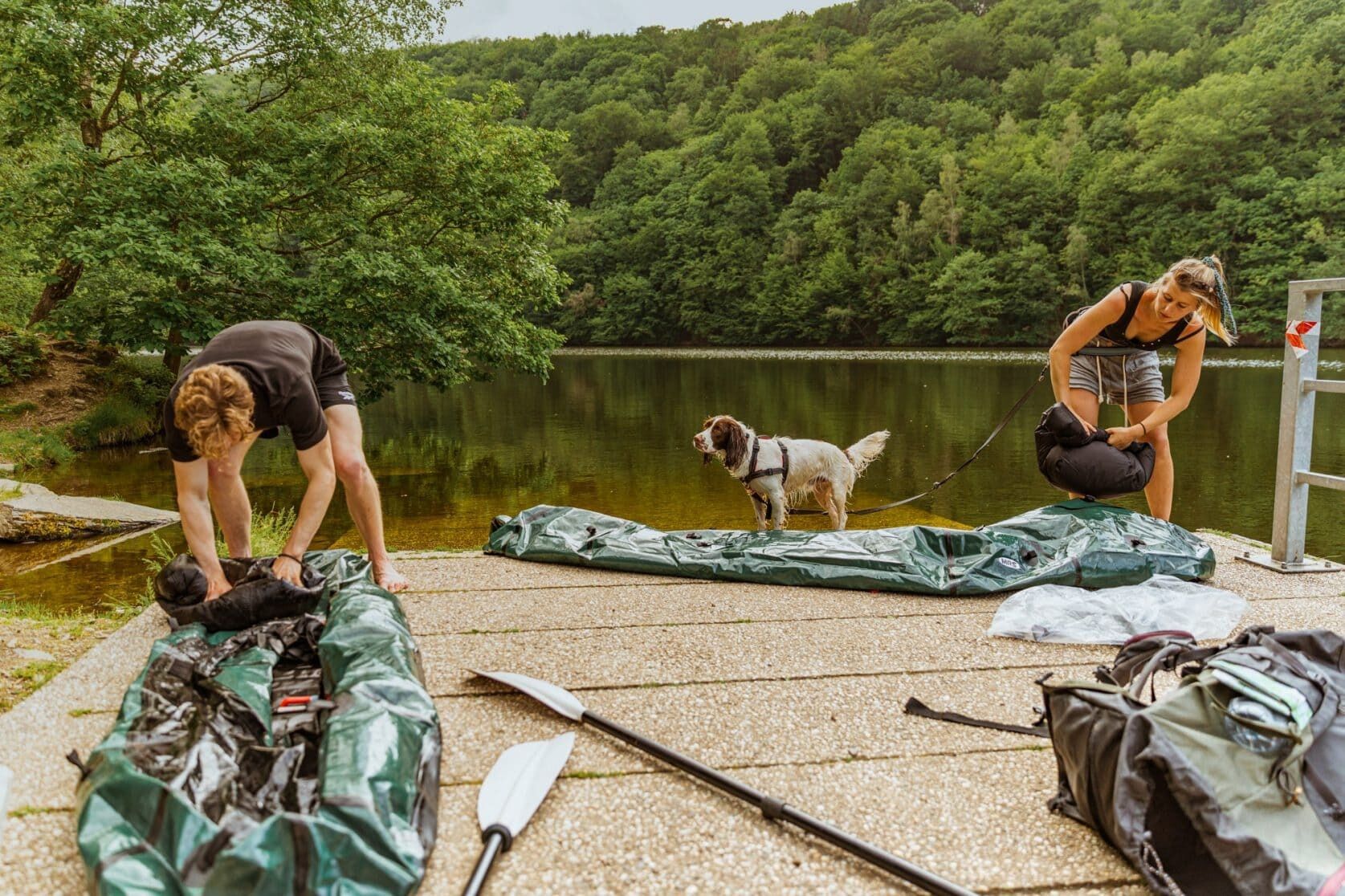 Packraft uitplooien