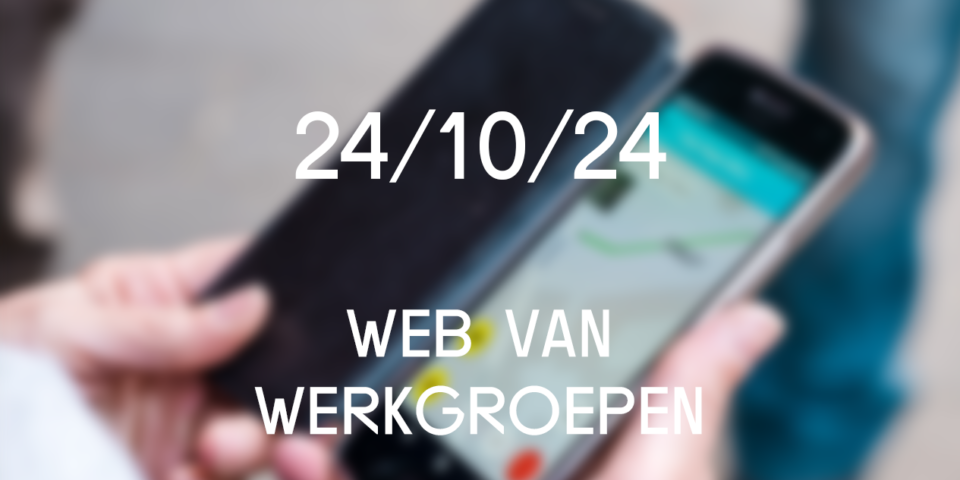 Webvan Werkgroepen herfst